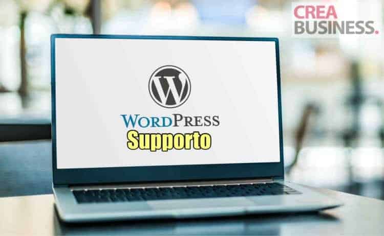 Supporto Word Press.